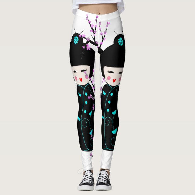 Asian Dolls Women's Leggings (Front)