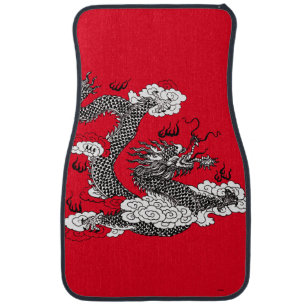 Asian Dragon Car Mat