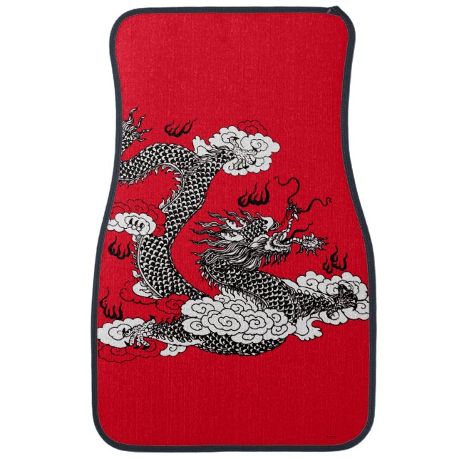 Asian Dragon Car Mat (Front)