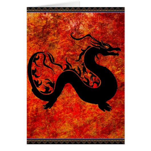 Asian Dragon Cards (Front)