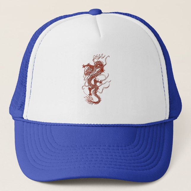 ASIAN Dragon Collection Trucker Hat (Front)