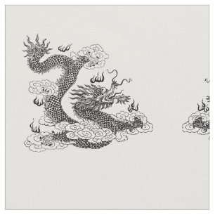 Asian Dragon Fabric