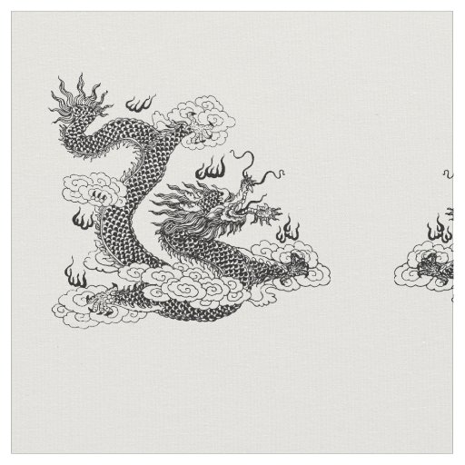 Asian Dragon Fabric