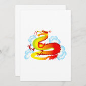 Asian Dragon in Clouds (Front/Back)