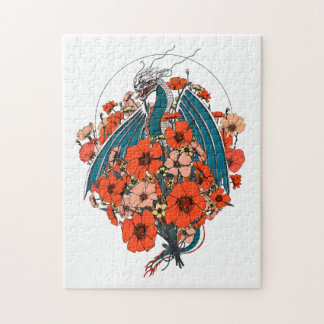 Asian Dragon Logo Jigsaw Puzzle
