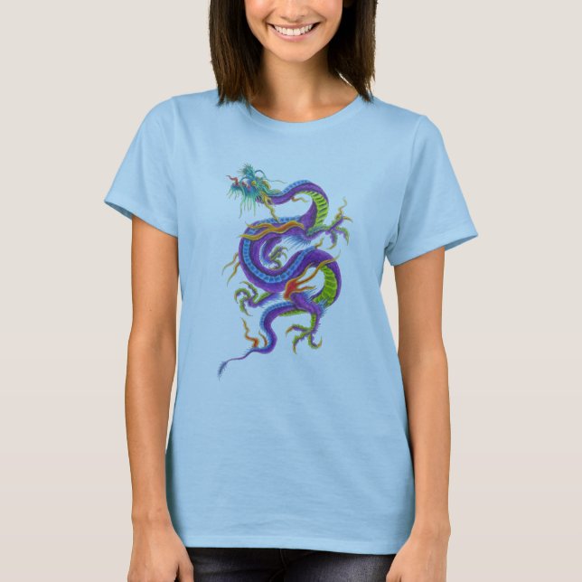 asian dragon tattoo shirt (Front)
