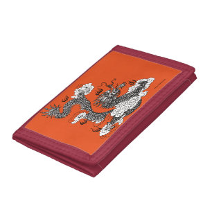 Asian Dragon Trifold Wallet