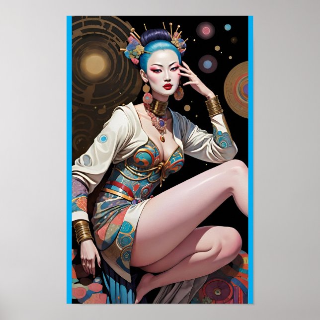 Asian Dream Flight - Ken Gage Art Poster (Front)