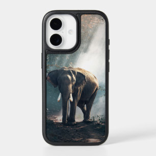 Asian Elephant in a Sunlit Forest Clearing iPhone 17 Case