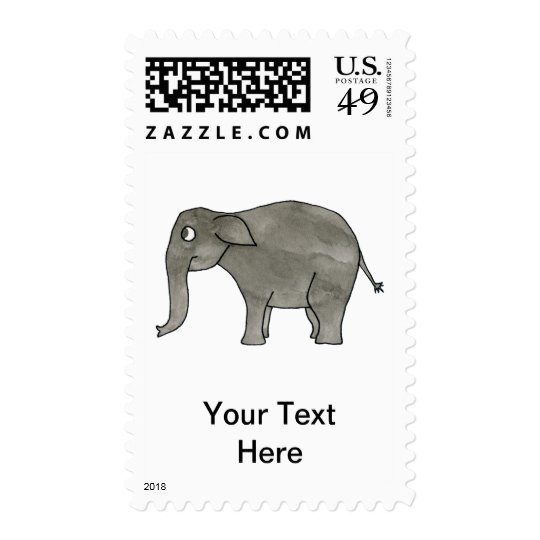 Asian Elephant. Postage
