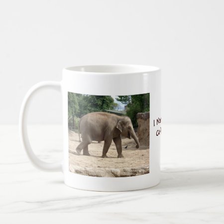 Asian Elephant Walking On Sand Mug Or Glass