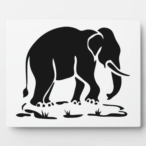 Asian Elephants Ahead Thai Elephant Trekking Sign Plaque
