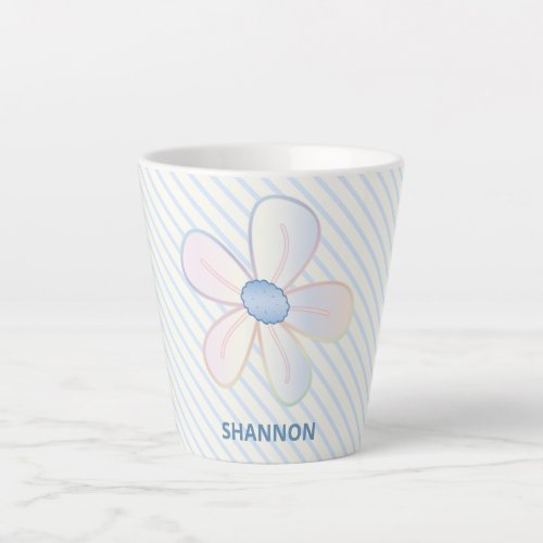 Asian Flower Latte Mug
