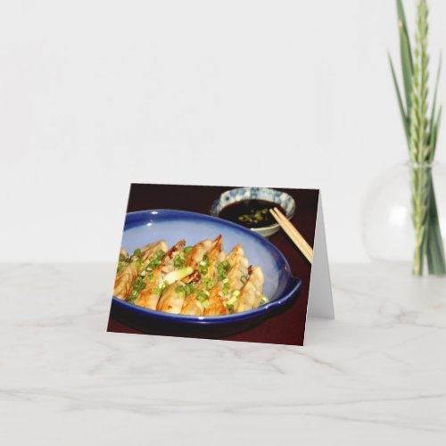 Asian food Invitation Note Card