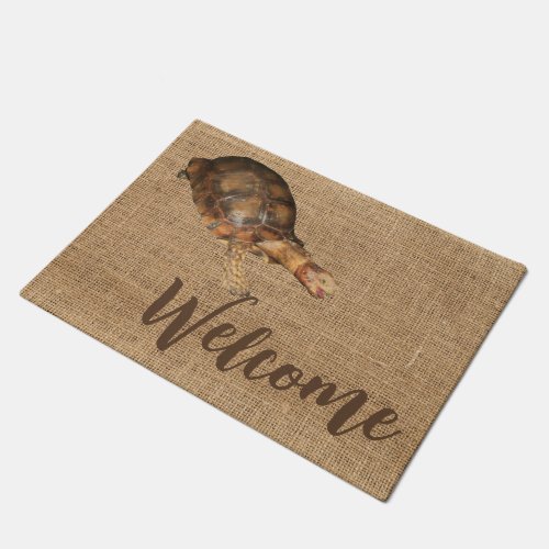 Asian  Forest Tortoise _ Welcome Doormat