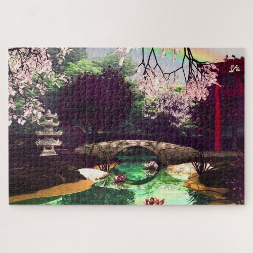 Asian Garden 3D Art Jigsaw Puzzle