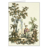 Asian Garden with Woman and Animals (Front)