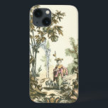 Asian Garden with Woman and Animals iPhone 13 Case<br><div class="desc">A lovely Asian style garden filled with various animals and monitored by a watchful woman. The scene conjures thoughts of the Garden of Eden,  complete with a snake slithering in the foreground. A perfect gift for the worldly,  well-traveled person in your life!</div>