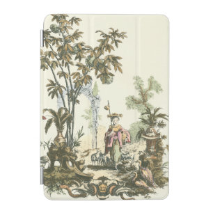 Asian Garden with Woman and Animals iPad Mini Cover