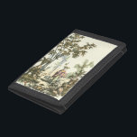 Asian Garden with Woman and Animals Tri-fold Wallet<br><div class="desc">A lovely Asian style garden filled with various animals and monitored by a watchful woman. The scene conjures thoughts of the Garden of Eden,  complete with a snake slithering in the foreground. A perfect gift for the worldly,  well-traveled person in your life!</div>