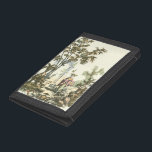 Asian Garden with Woman and Animals Tri-fold Wallet<br><div class="desc">A lovely Asian style garden filled with various animals and monitored by a watchful woman. The scene conjures thoughts of the Garden of Eden,  complete with a snake slithering in the foreground. A perfect gift for the worldly,  well-traveled person in your life!</div>