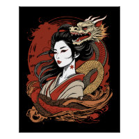 Asian Girl | Chinese Dragon