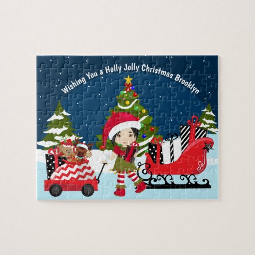 Asian Girl Elf Jigsaw Puzzle