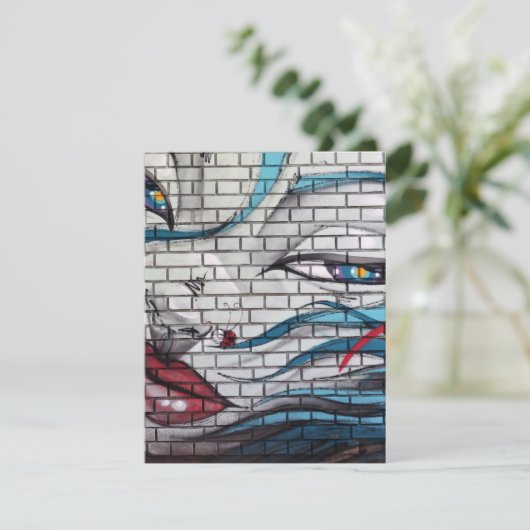 Asian Girl Graffiti (Standing Front)