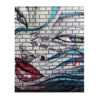 Asian Girl Graffiti  Acrylic Print