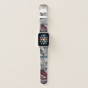 Asian Girl Graffiti  Apple Watch Band
