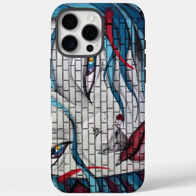 Asian Girl Graffiti  Case-Mate iPhone Case (Back)