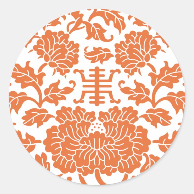 Asian Good Luck Symbol Stickers (Front)