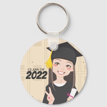 Asian Graduate Keychain