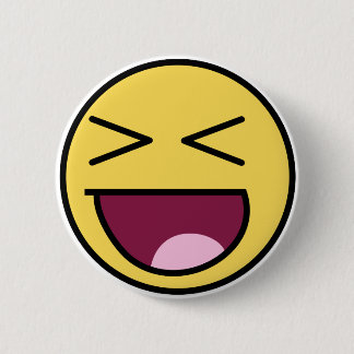 Asian Happy Face Pinback Button