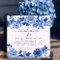 Asian Influence Blue White Floral Bridal Shower