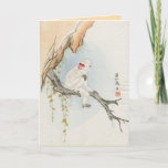 Asian Inspired Vintage Cards - Monkey