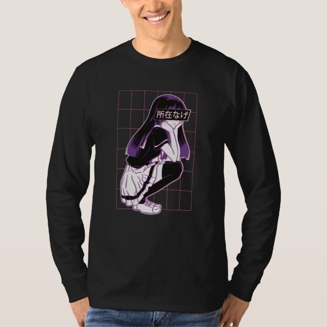 Asian Japanese cute lovely girl T-Shirt (Front)