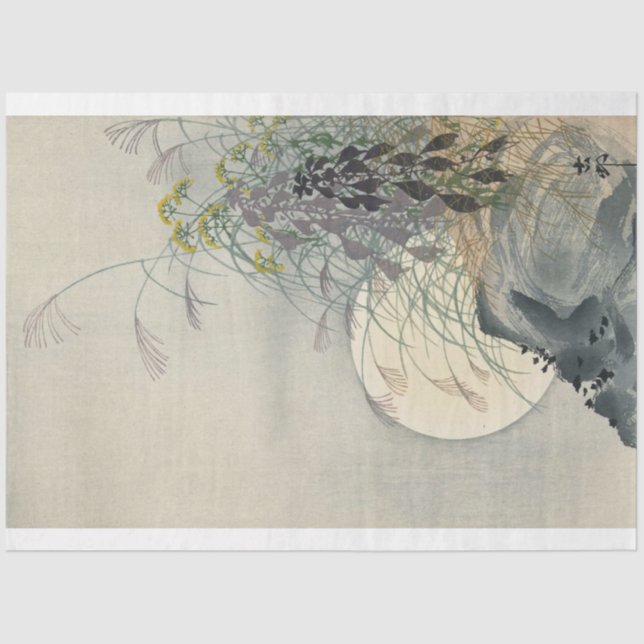 Asian Japanese Ohara Koson Decoupage Paper (Front)