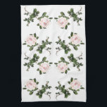 Asian Japanese Rose Flowers Bairei Kitchen Towel<br><div class="desc">Beautiful collage of vintage   fine art of  Japanese Rose Flowers Art by Bairei   are  on this  Kitchen Towel.  Images are public domain due to expired copyright.</div>
