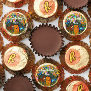 Asian Jungle Tiger Sun Bear Peacock Monkey Reese's Peanut Butter Cups