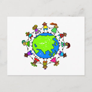 Asian Kids Postcard