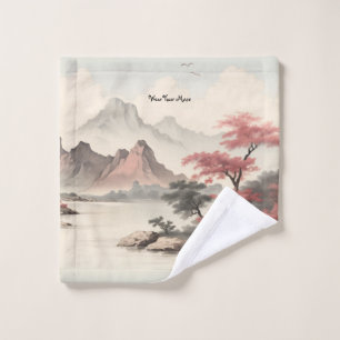 Asian Landscape Beauty Wash Cloth