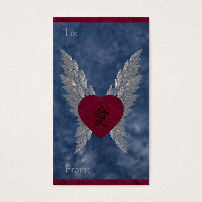 Asian Love Gift Tag (Front)