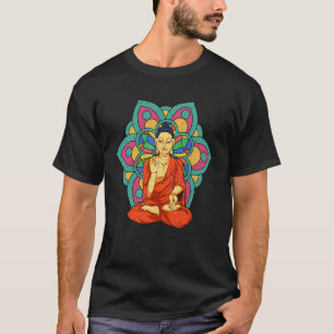 Asian Mandala Spiritual Zen Buddhist Meditation Yo T-Shirt