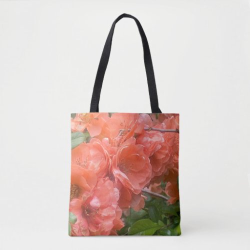 Asian Maules Orange Flower  Tote Bag