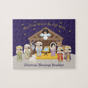 Asian Nativity Scene Jigsaw Puzzle