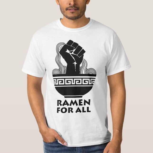 Asian Noodle Soup For All Ramen Lovers T-Shirt (Front)