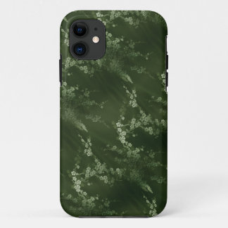 Asian Olive Green Silk iPhone 5 Case
