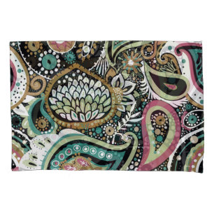 Asian paisley: modern seamless design. pillow case