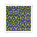 Asian pattern acrylic tray